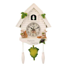 Cuckoo Clock With Chimes, Wall Clock With Cuckoo, Pendulum, Adjustable, Fade Resistant, For Living Room Or Bedroom