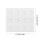 Weißes Silikon Wachssiegel Form DIY Craft Stamp 8