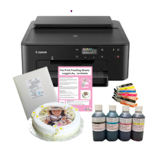 Edible Printer Kit,TS705a , Cartridges, Edible Ink, Icing Sheets
