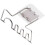 Stainless Steel Toothpaste Shelf And Razor Storage Stand For Bathroom 1