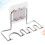 Stainless Steel Toothpaste Shelf And Razor Storage Stand For Bathroom 4