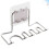 Stainless Steel Toothpaste Shelf And Razor Storage Stand For Bathroom 5