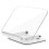 Multifunctionele Witte Leesstandaard Acryl Met Draaibare Basis 1