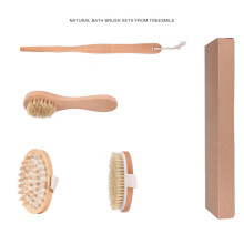 4pcs bath brush set portable shower tools for daily home use