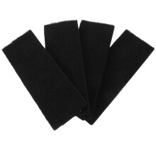 4 Stuks Plafondventilator Filters Geactiveerde Koolstof Katoen
