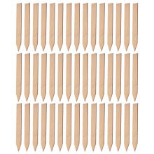 50St Beige Plantlabels Van Hout, Praktische Tuinmarkeerders