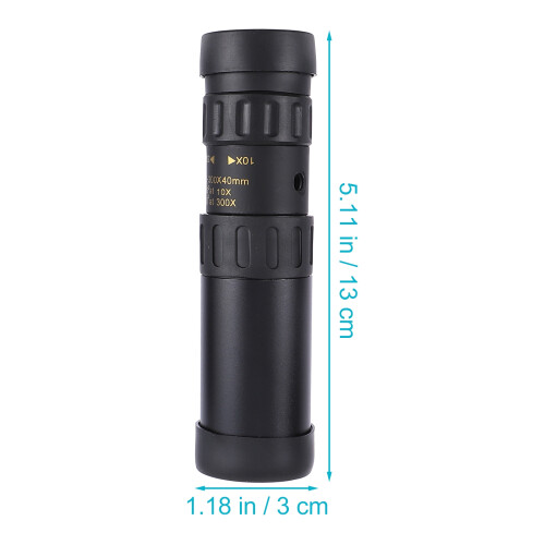 zoom monoculair 10-300x40 kamperen 1