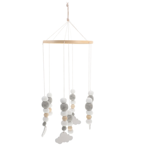 Wiegehangering wolkvorm, hanger met gewassen , wieg 1
