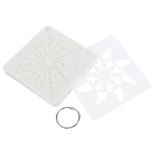 1 set mandala schilderkunst stencils voor diy op diverse materialen