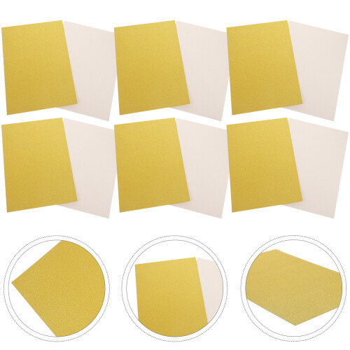 20 glitter A4 kartonpapier voor knutselen, gekleurd 2