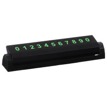 parkeerkaartje auto met telefoonnummer - dashboard accessoire