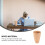 1Pc Wooden Tea Cup Khaki Practical Water Cup for Hot Cold Drinks 10