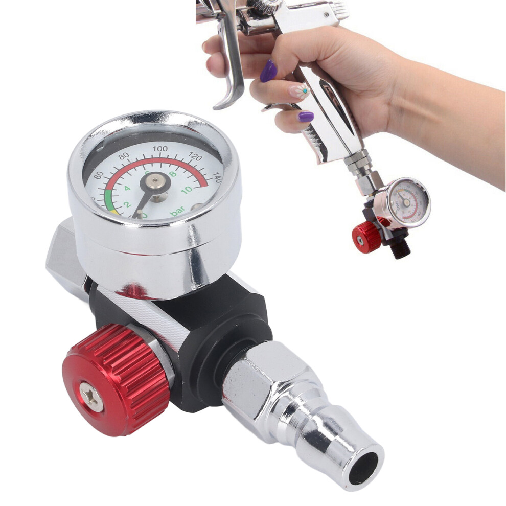 Paint Sprayer Air Regulator G1/4In Quick Accurate Pressure Control 0-10Bar 3221353407965
