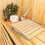 Sauna Backrest Ergonomic Breathable Back Support, Lightweight Neck Support Pillow For Sauna Benches 3