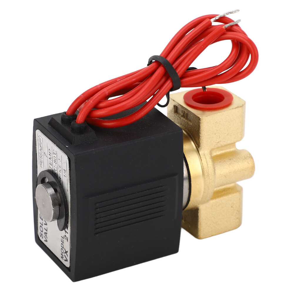 Vx2120 08 Copper Electric Solenoid Valve G1/4 Water Air Oil Normally Closed 7621353409710