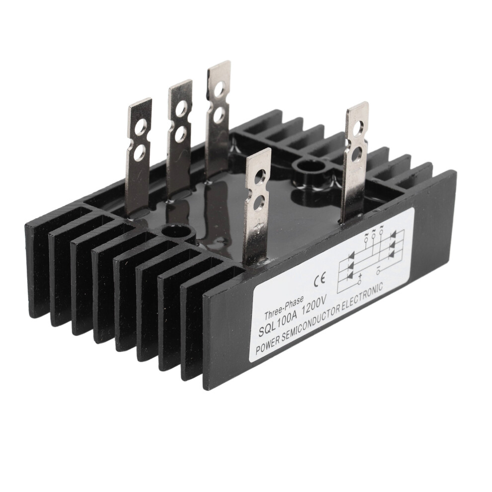 High Power 3-Phase Rectifier Diode Module 100A 1200V With Heatsink 4901353410989