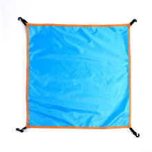 Camping Tent Tarp Waterproof Oxford Cloth Cover 56x56 cm Blue For Any Weather