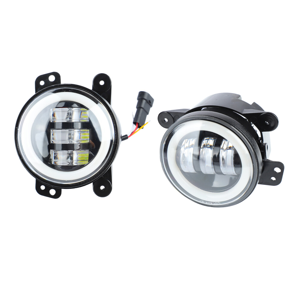 2Pcs Waterproof 4Inch Led Fog Lights For Jeep Wrangler, High Brightness 8411353413133