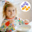 2 sets lepels en , baby eettraining met doos 6