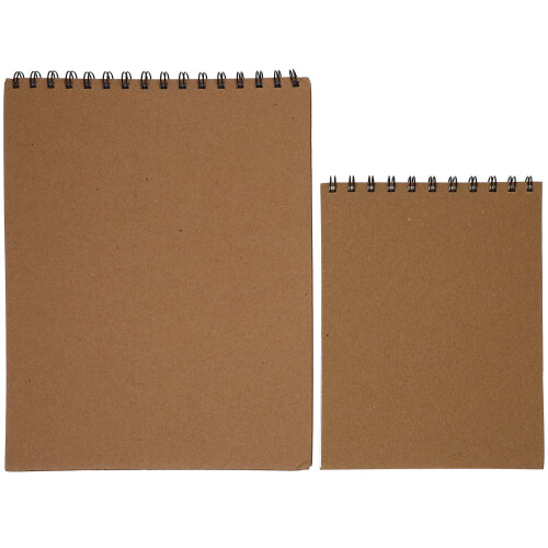 2 schetsboeken met spiraalbinding voor schilderen en schetsen 1