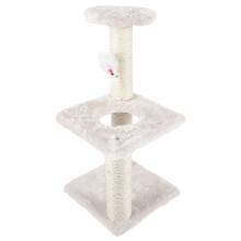 Cat Krabpaal 3-Lagig Kattekrabpaal Thuis met Hangend Accessoire
