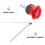 6Pièces Accessoires Golf Rouge Tees Plastique Forme Rose Solide 11