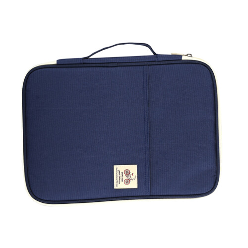 multifunctionele a4-documententas met , draagbaar, marineblauw 2