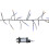 Premier 9.3m 720 LED Christmas Cluster String Lights with Timer in White & Warm White on Clear Cable 8