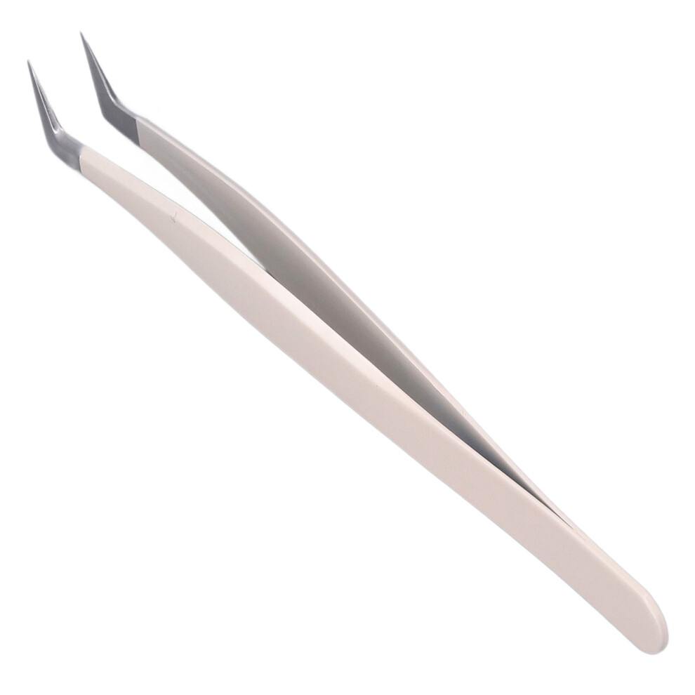 Lash Tweezers 7 Shape Curved Tip Stainless Steel for Eyelash Extensions
