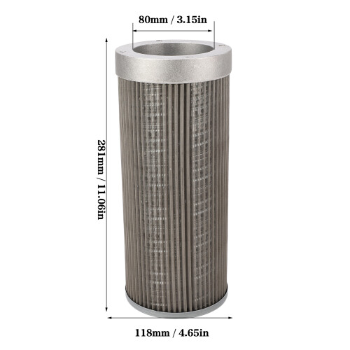 Edelstahl-Ölsaug-Filterkorb WU 630, 100 m², 80 mm 1
