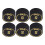 6pcs 14mm Pool Cue Tips Multi-Layer Billiard Snooker Cue Replacement 13
