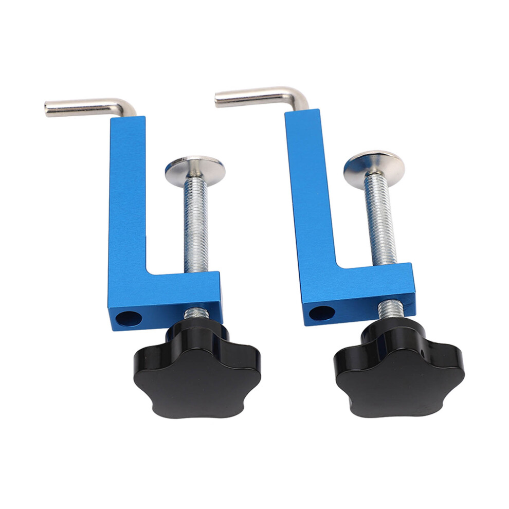 2Pcs Aluminum Universal Fence Clamp For Mitre Saws & Router Tables 4341353462074
