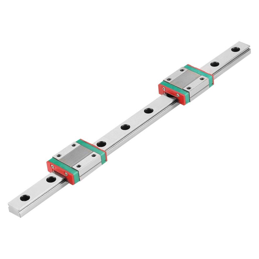 250Mm N12 Miniature Linear Motion Rail Guide 12Mm Wide With 2 N12b Slide Blocks For Equipment And Automatic Devices 9354506211530
