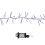 12.4m 960 LED Christmas Cluster Multi-Action String Lights with Timer in Blue, Purple & White on Clear Cable 8