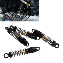 4pcs Aluminum 43mm Threaded Shock Absorbers for 1/24 Crawler Black