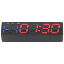 Portable Gym Timer Q20 Mini, 1500mAh, Large Display, Blue & Red