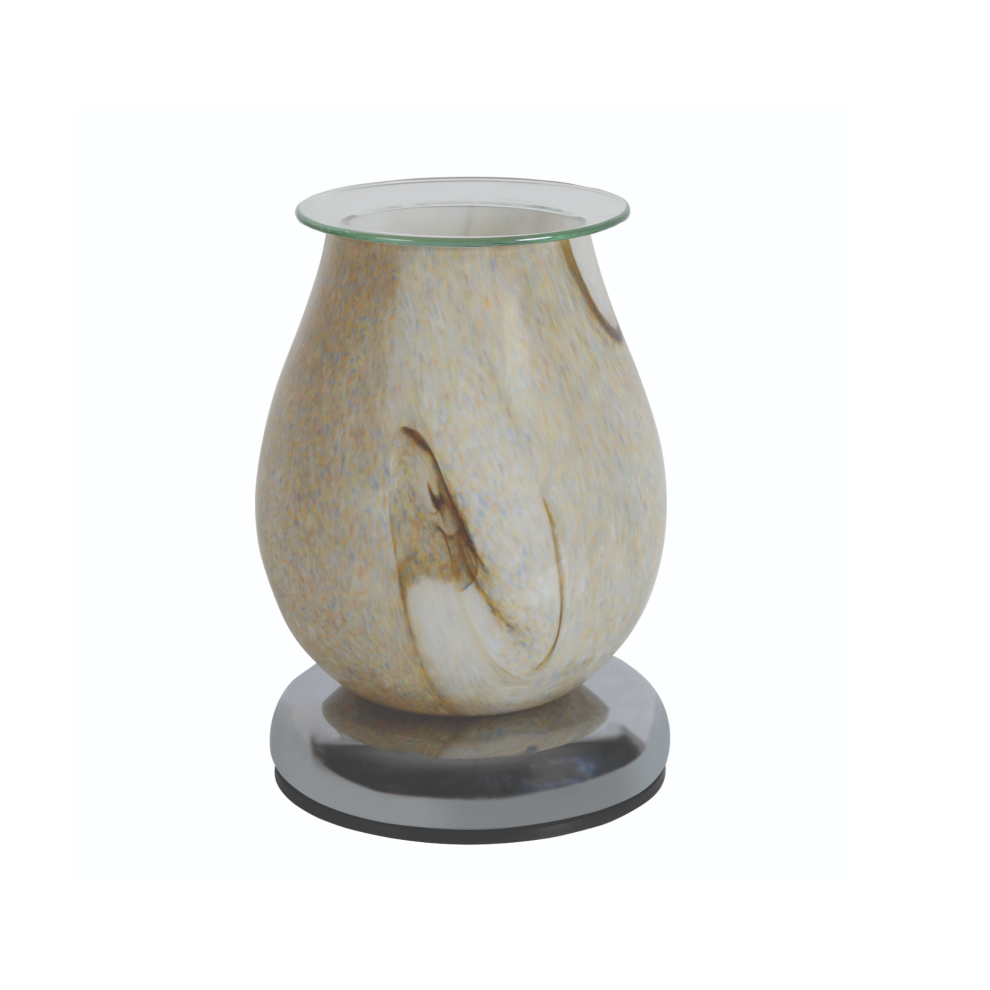 Aroma Accessories Unisex Natural Swirl Electric Wax Melter 16Cm In - Image 3