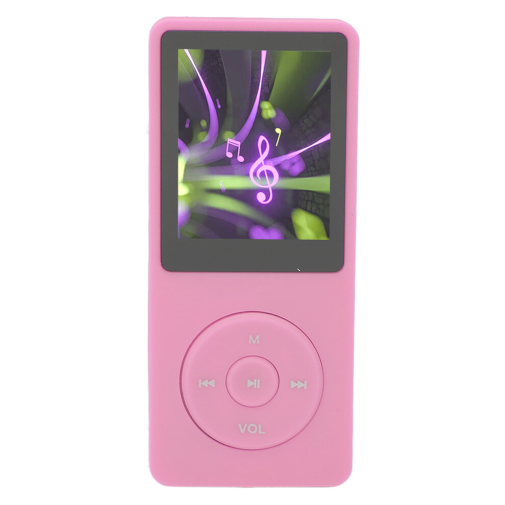 1.8In Screen Mp3 Mp4 Player 8Gb With 64Gb Expansion & 30Hr Play Pink 4631353487109