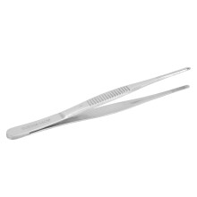 Edelstahl-Wundzange 14 cm, gerader, gezackter Spitze, rutschfest