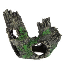 Aquarium Landscape Trunk Resin Tree Stump Decoration For Fish Tanks DIY Natural Look Underwater Use Colors