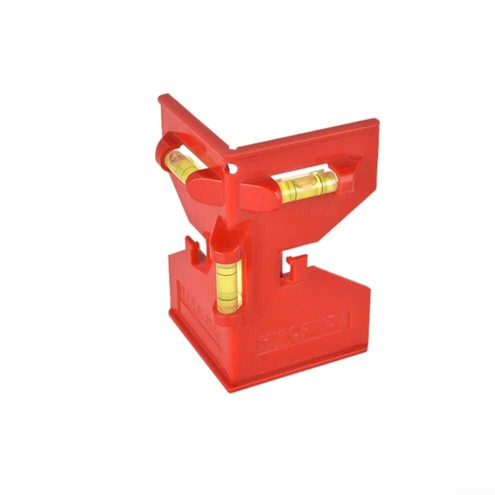 Horizontal Level With 3 Bubble Levels For Accurate Pipe Alignment And Installation (Red) 9354506212544