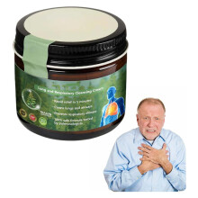 Mullein Clear Lung Repair Cream, 1 Fl Oz, Herbal Formula For Lung Health, Respiratory Cleansing And Circulation