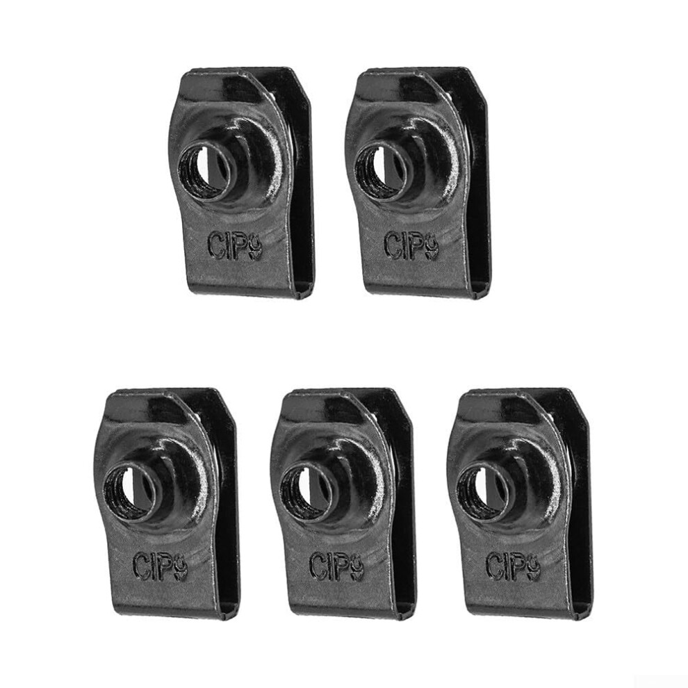 Engine Undertray Fasteners M6 For Accord Car Body Bolts 5-Piece U-Nut Clips Set Splash Shield Bumper Trim Retainers 9016109337726