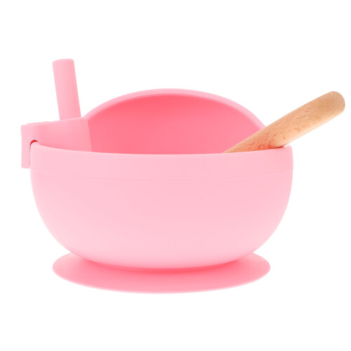 1 Set Babyfütterungsschüssel Saugboden 2