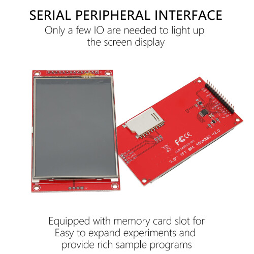 3.5 Inch TFT LCD Display Module 320x480 Touch Screen SPI ILI9488 2
