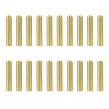 20Pcs Metal Shoelace Aglets Golden Durable DIY Shoestring Accessories