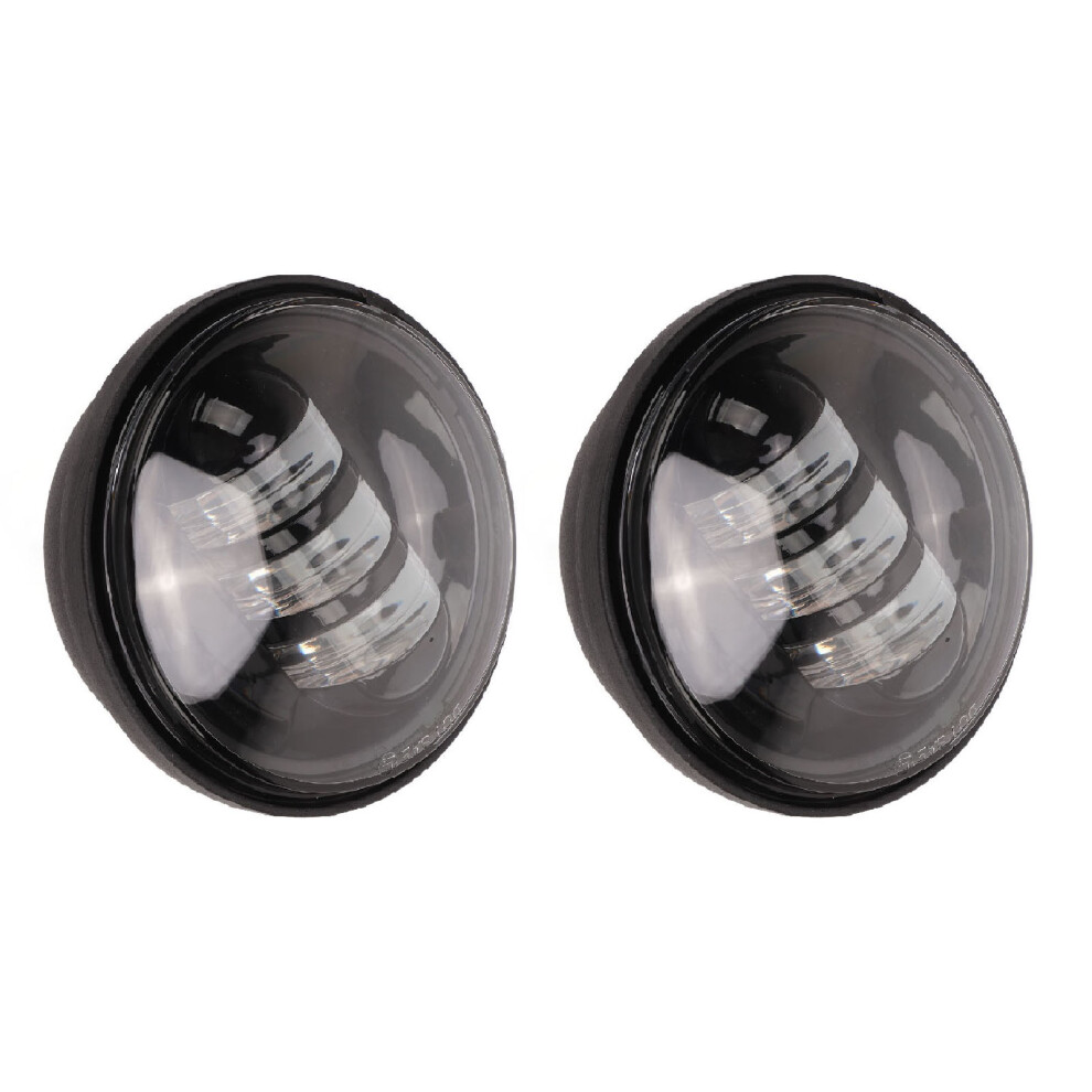 2Pcs 30W Led Fog Lights 4.5" Ip67 Waterproof For Motorcycle White 5091353509024