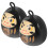 2Pcs Black Copper Bell Pendants for Party DIY Keychain Decor 1