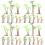 40pcs Aquarium Decor Plants Plastic Assorted Tank Decorations 11