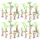 40pcs Aquarium Decor Plants Plastic Assorted Tank Decorations 7
